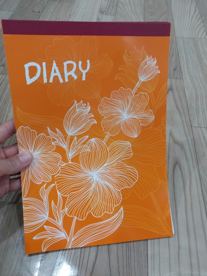 Sổ Diary A4 - Màu Cam