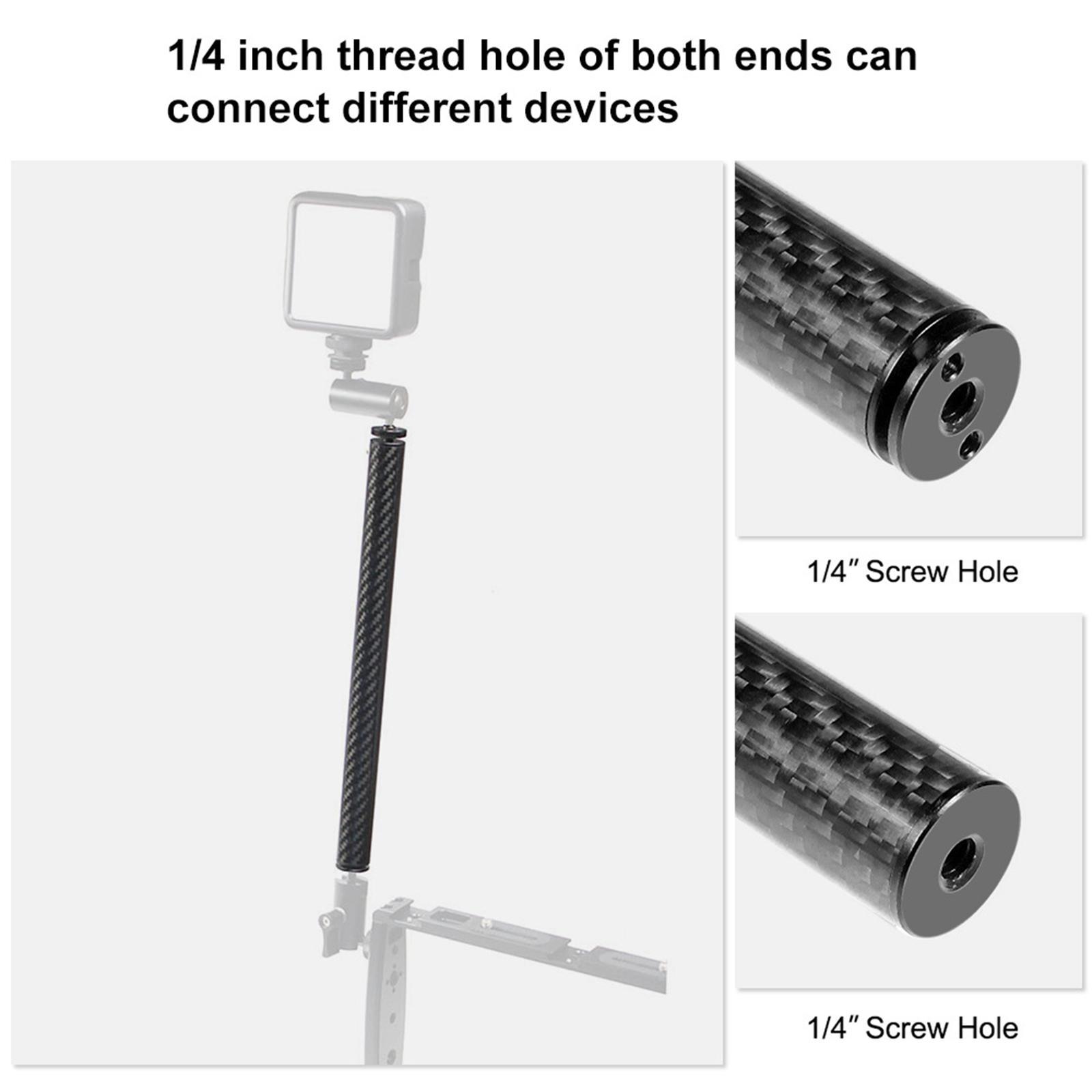 Aluminum Alloy Camera Carbon Fiber Extension Rod for GoPro