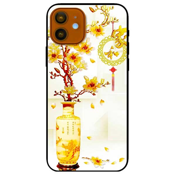 Ốp lưng dành cho Iphone 12 - 12 Pro mẫu Cây Mai Vàng