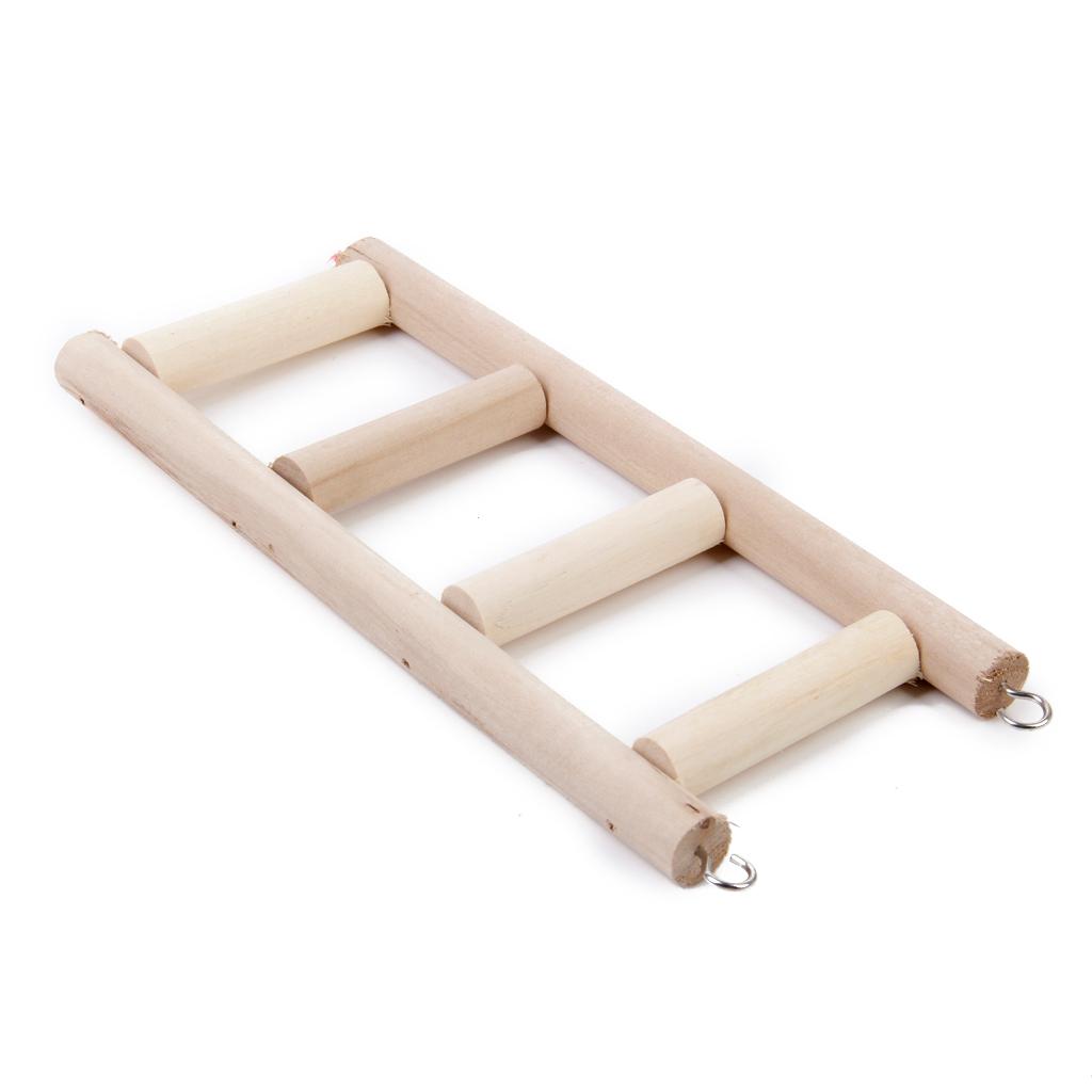 Wooden Mouse Rat Hamster Step Ladder Bridge Gerbil Pet Parrot Bird Rodent Canary