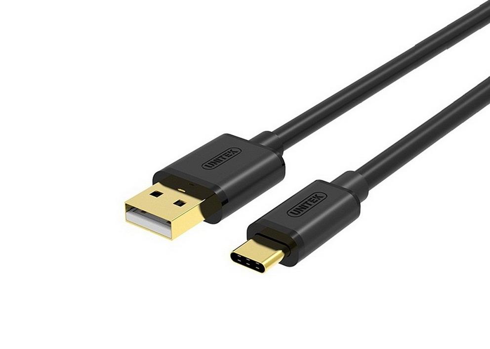 CÁP USB 2.0 -&gt; TYPE-C 1.5M UNITEK (Y-C 483BK) - HÀNG CHÍNH HÃNG