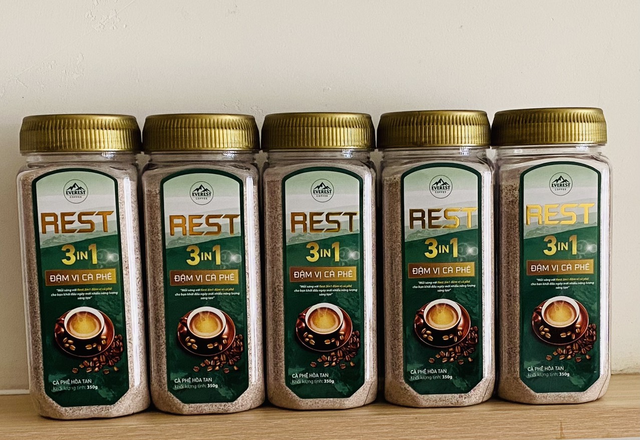 REST 3in1 ĐẬM VỊ CÀ PHÊ hũ 145g