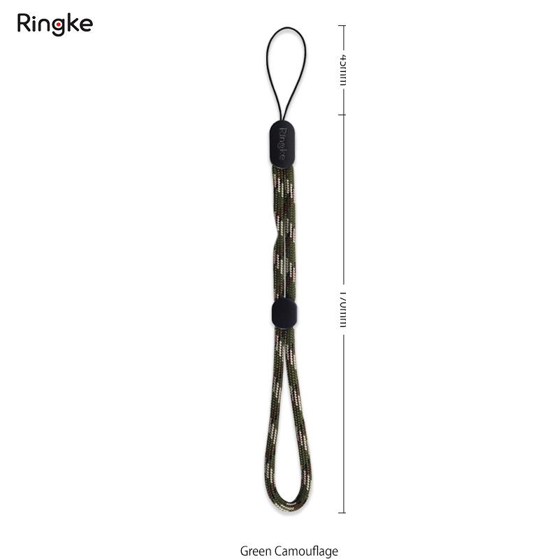 Dây đeo điện thoạimóc khóamáy ảnh Ringke Lanyard Wrist Strap – Hàng Chính Hãng – Army Green