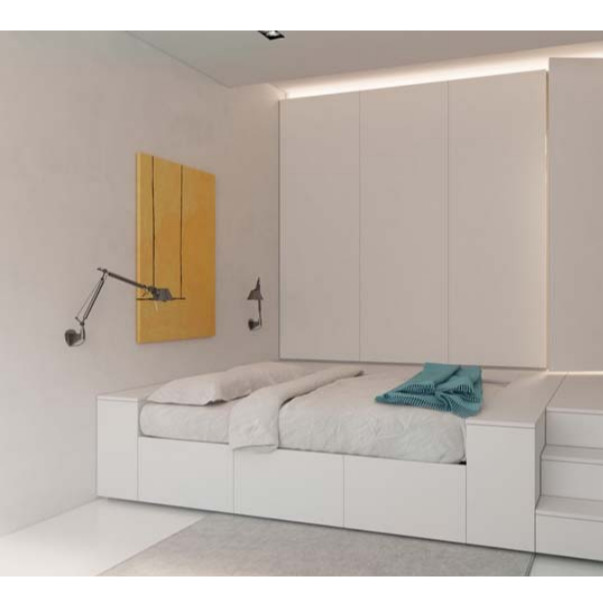 Cuộn 5m Decal Giấy Dán Tường màu trắng nhám