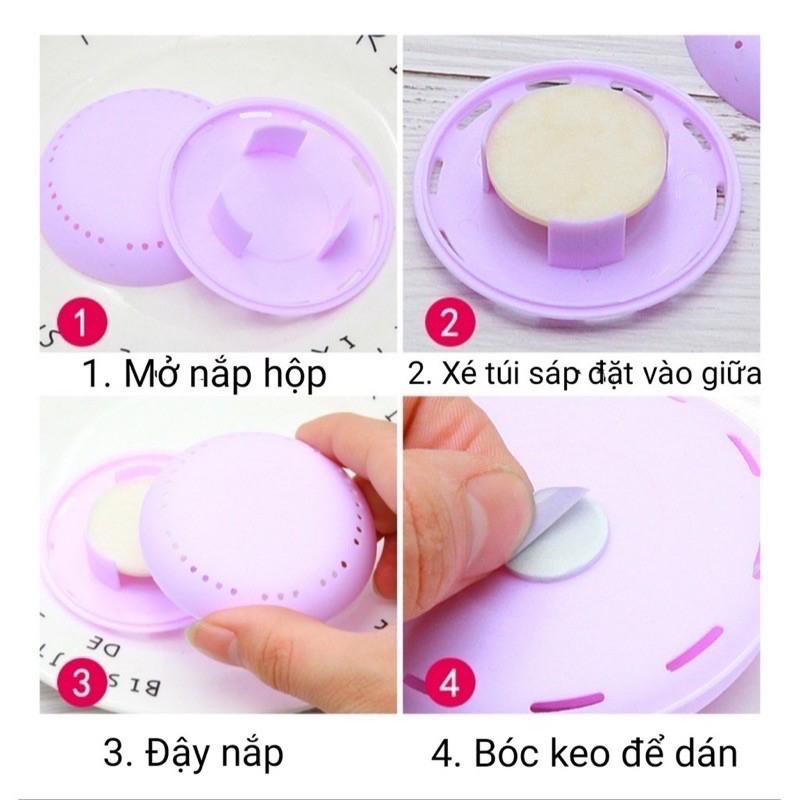 Hộp Sáp Thơm Phòng Khử Mùi Dán Tường