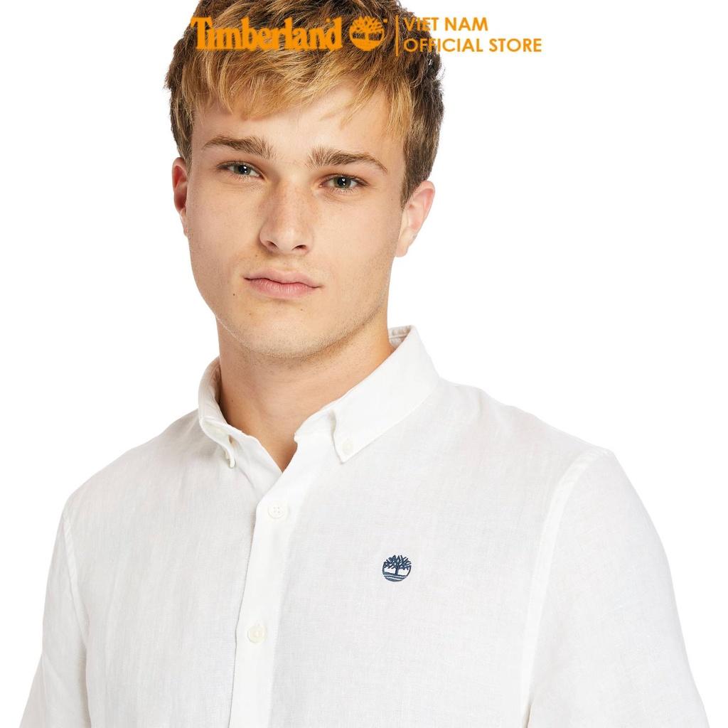 Áo Sơ Mi Linen Ngắn Tay Nam Timberland Mill Linen Shirt TB0A24NC