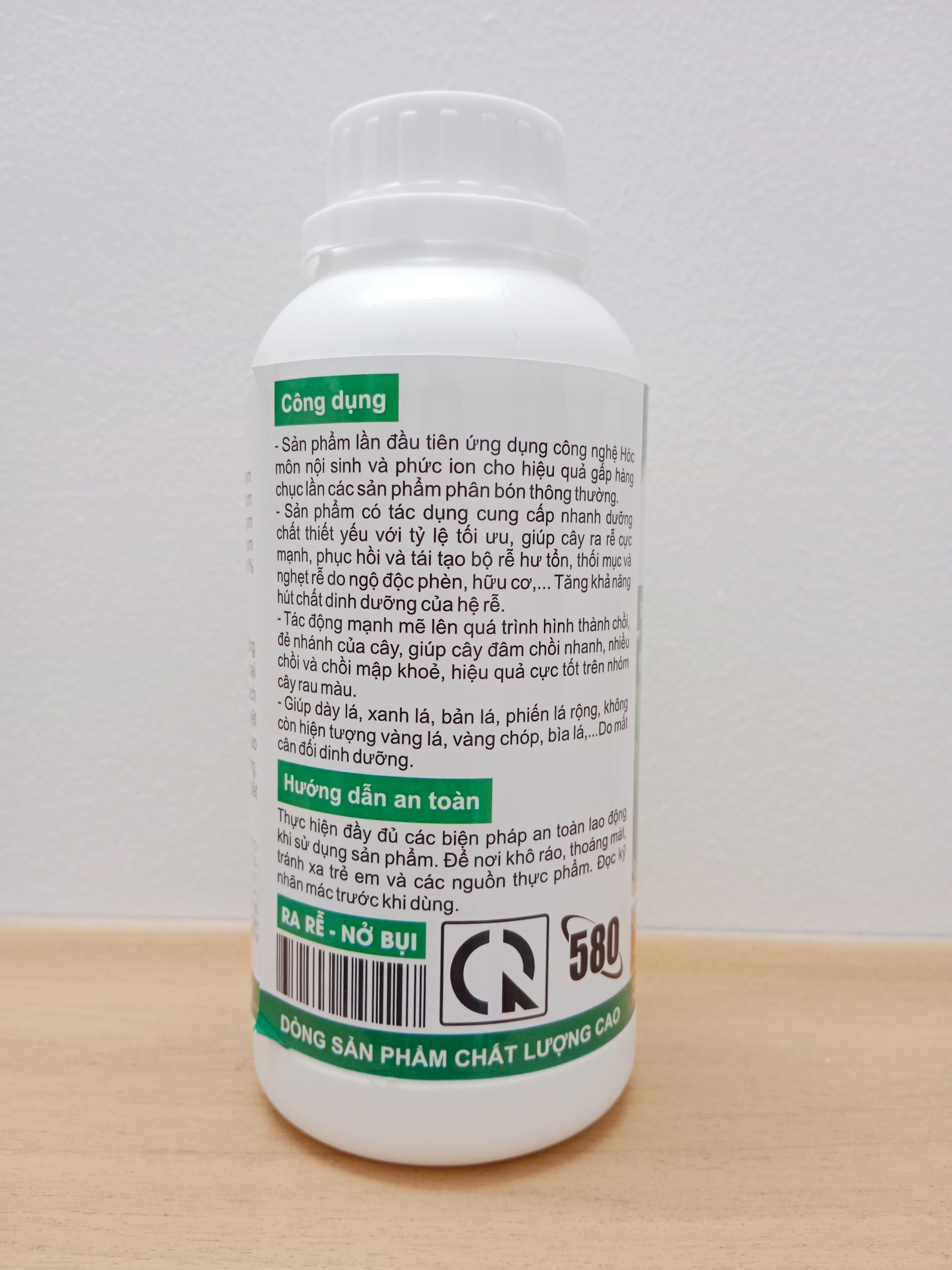 PHÂN BÓN CHO LÚA GIAI ĐOẠN 7-35 NGÀY, RA RỄ CỰC MẠNH, ĐẺ NHÁNH CỰC NHANH, TĂNG KHẢ NĂNG CHỐNG CHỊU MƯA BÃO - RA RỄ NỞ BỤI CHAI 500ML VÀ 1L