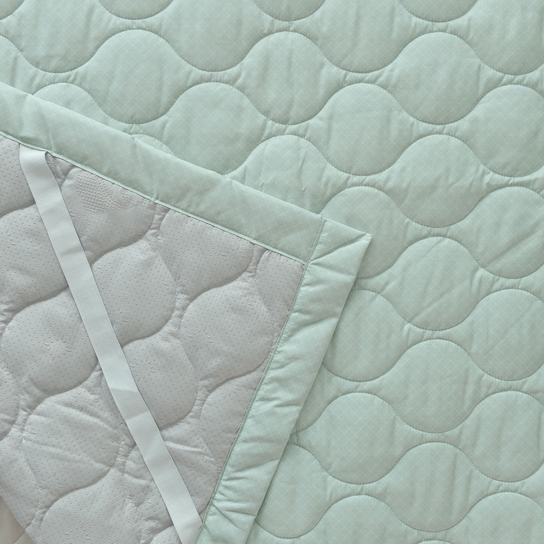 Tấm Bảo Vệ Nệm Arize Vải Microfiber Sylvia Green 1.1mx2.1m, 1.6mx2.1m, 1.8x2.1m