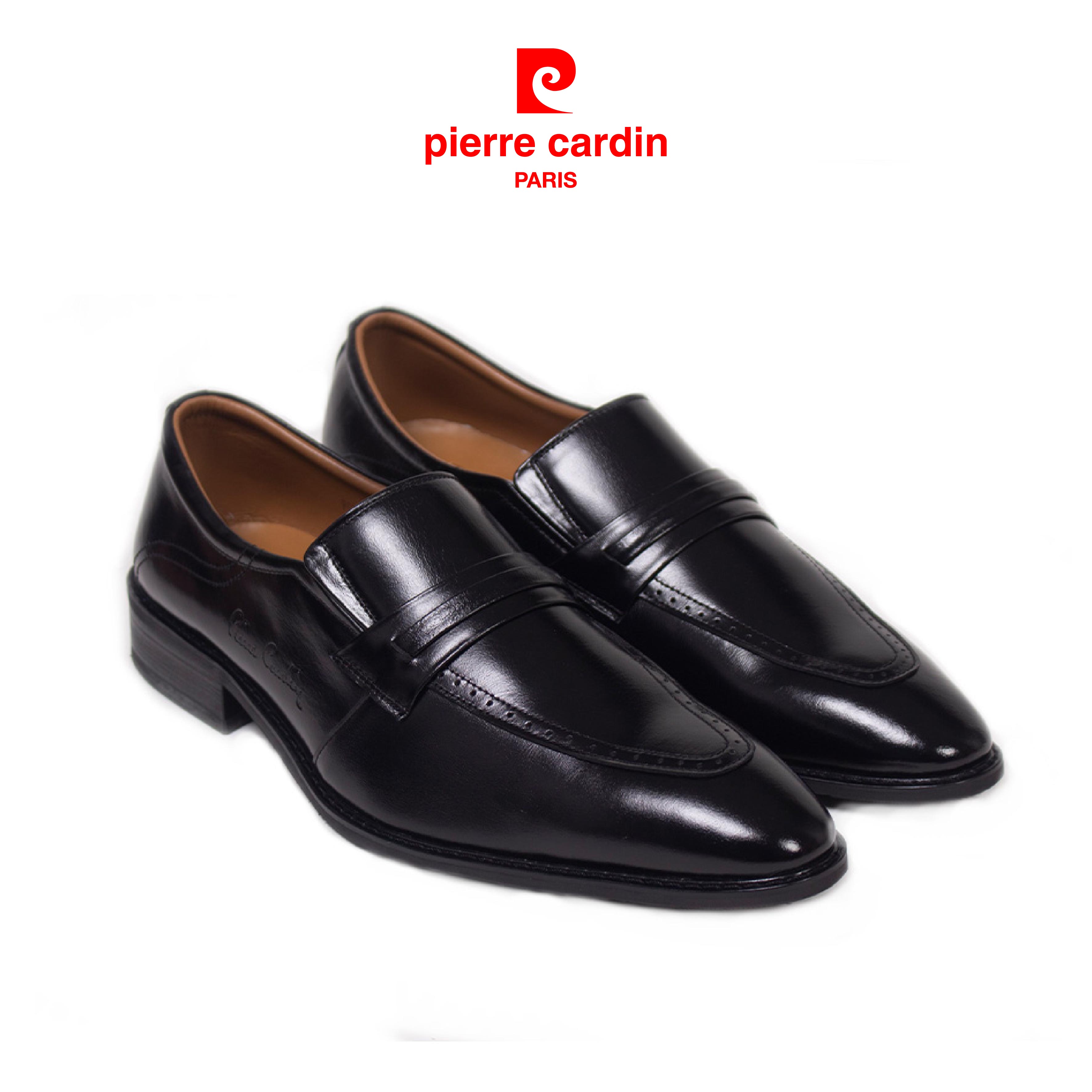 Giày Da Pierre Cardin Penny Loafer - PCMFWLC090BLK màu đen