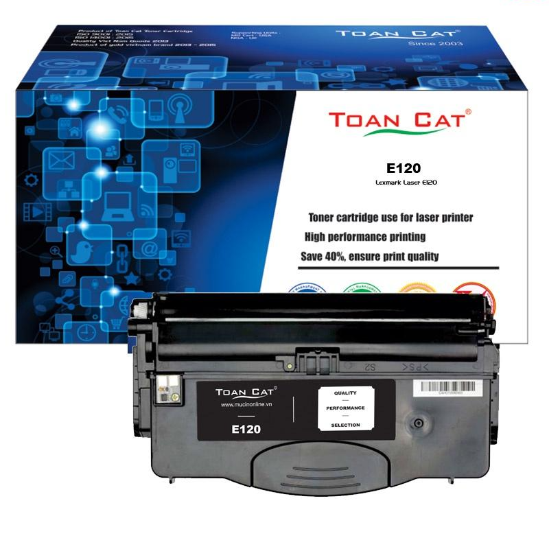 Hộp mực in Toàn Cát - E120 dùng cho máy in Lexmark Laser E120 - HÀNG CHÍNH HÃNG