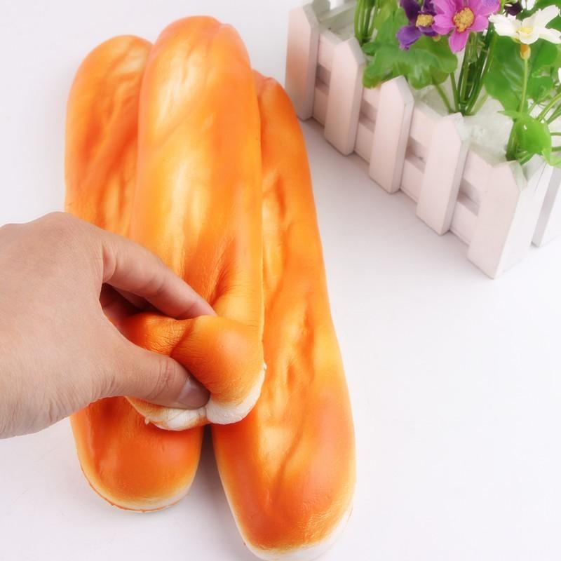 ĐỒ CHƠI SQUISHY BÁNH MÌ PHÁP DÀI 30CM SIÊU MỀM CHẬM TĂNG