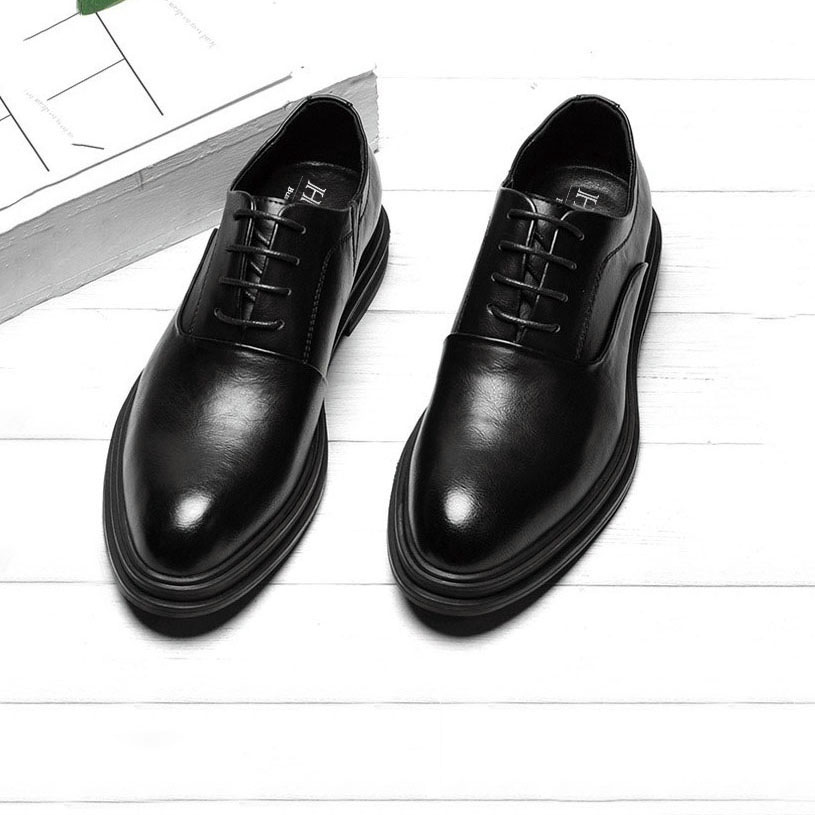 Homme Bristol - Classic Toe Oxford Italian Leather Dress Shoes