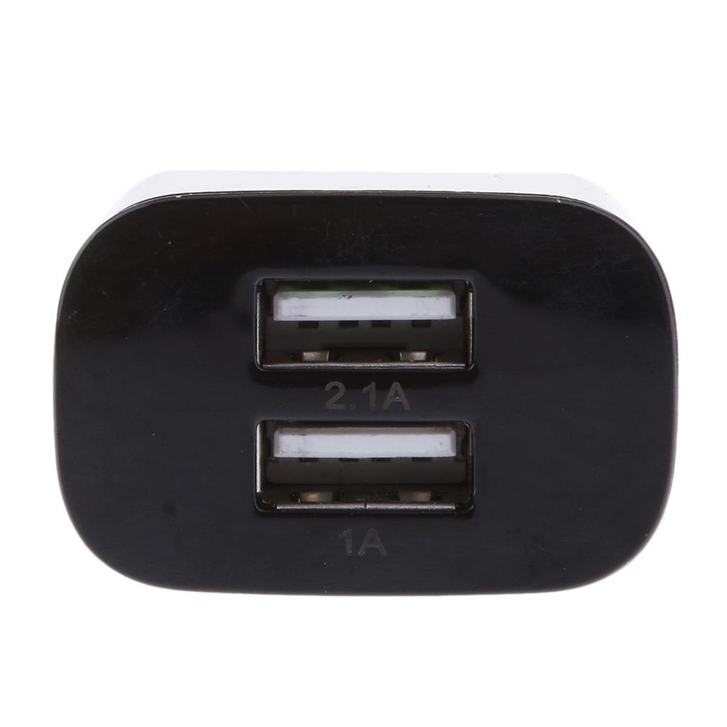 2.1A 2Port USB Travel Home Wall Power Adapter Charger LED Portable EU