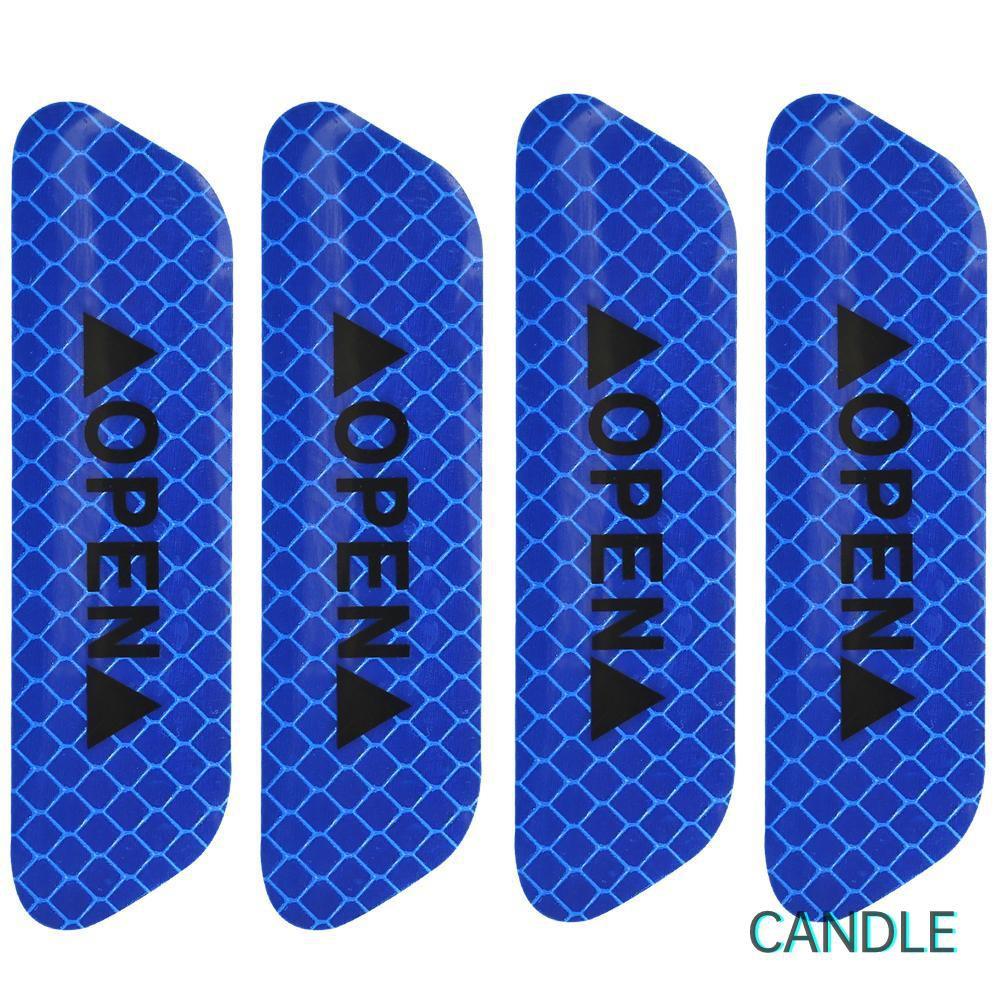 Set 4 Sticker Phản Quang Dán Trang Trí Xe Ô Tô
