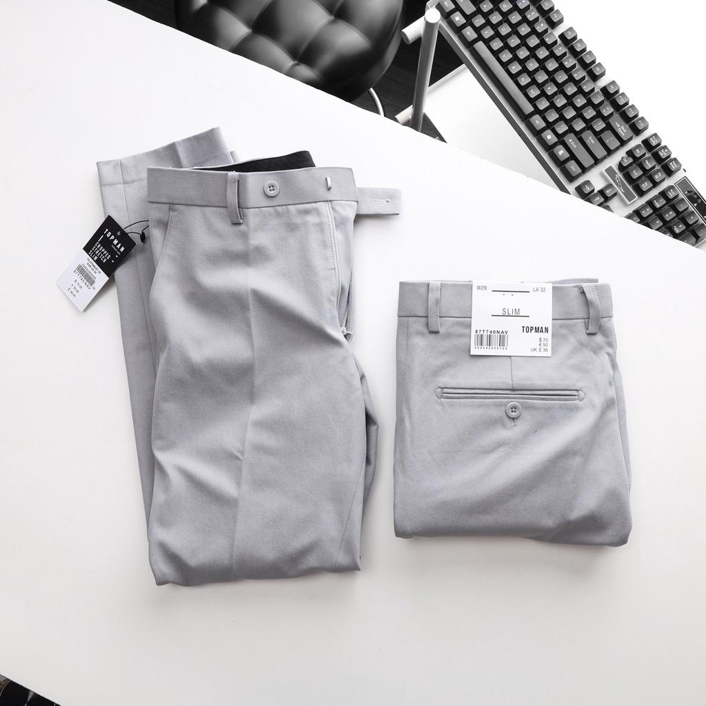 Quần vải nam - Quần âu nam TM (3 màu) form slim cropped | LASTORE MENSWEAR