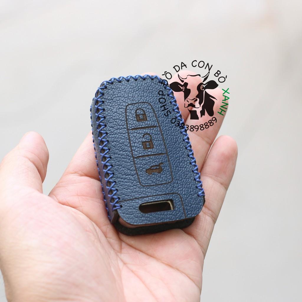 Bao da dành cho Chìa Khoá Kia Morning, Rio, Sorento, Sportage, Optima, K5 handmade Da Thật 003