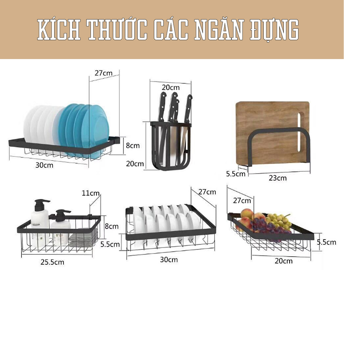 Kệ chén bát đa năng hợp kim Carbon Cao Cấp