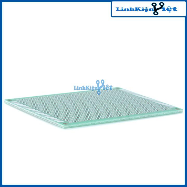 PCB Đục Lỗ 2 Mặt LOẠI 5X7CM( PHÍP THỦY TINH FR1.4)