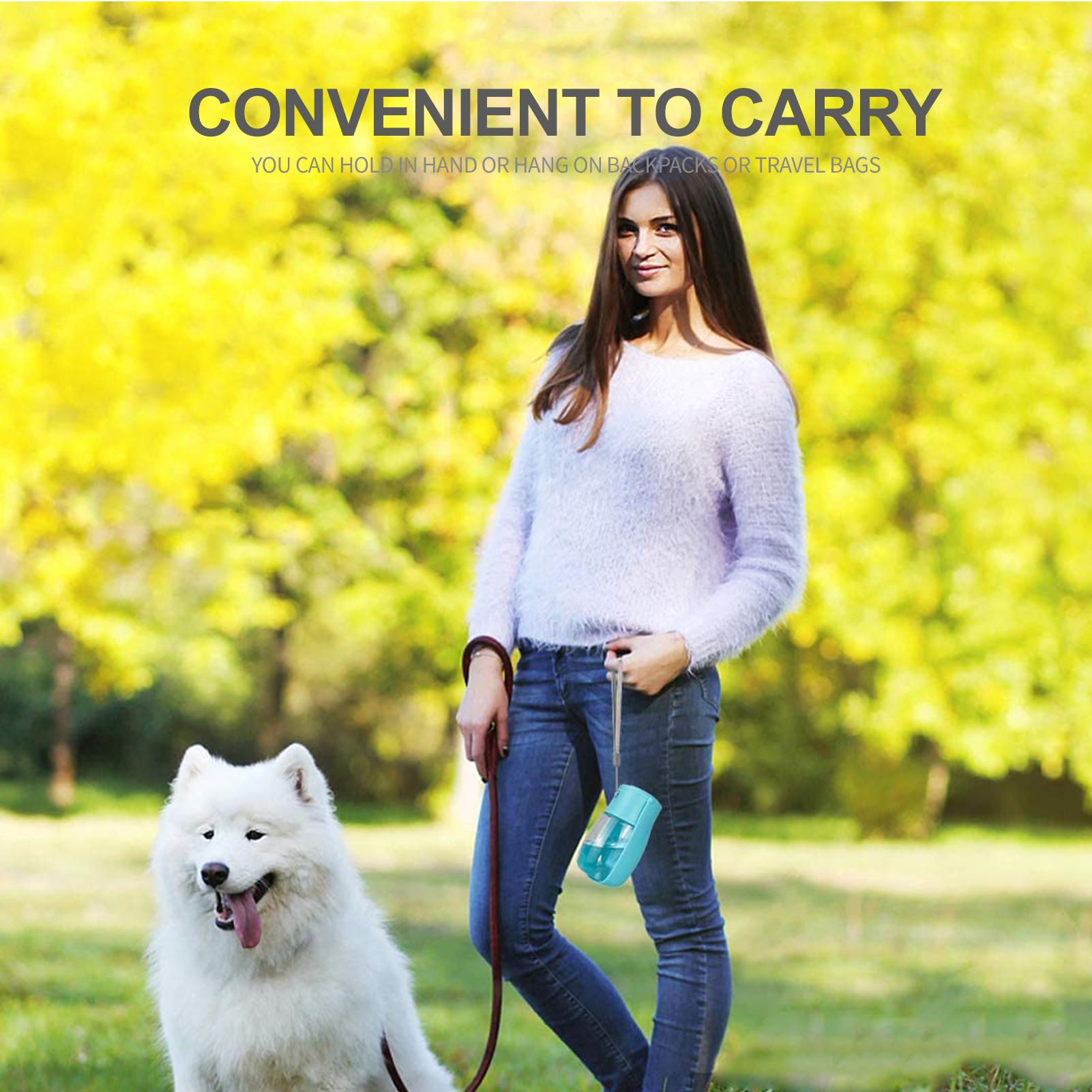 Máy lọc nước cho thú cưng có thể gập lại di động 280mL