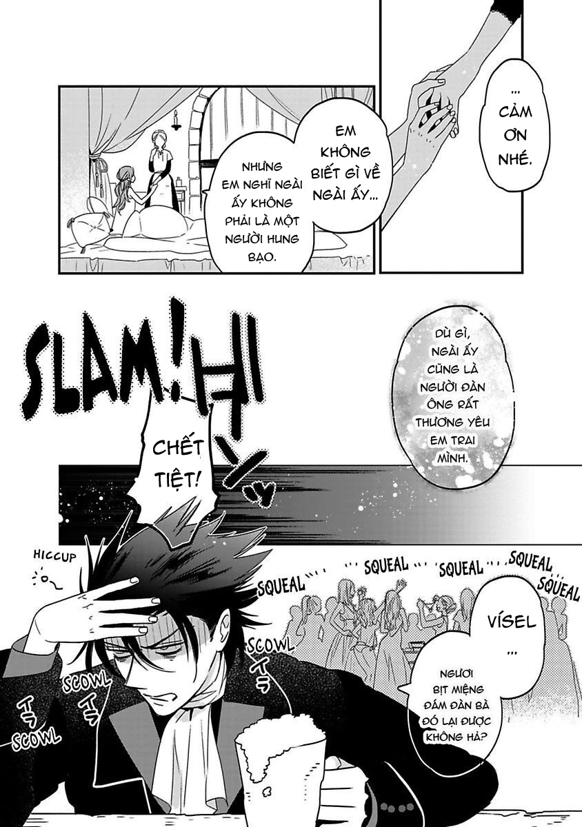 thái tử bạo chúa ở thế giới khác muốn cưới tôi ~ tên sói đen muốn cầu thân cô phù thủy tái sinh chapter 4.2 9