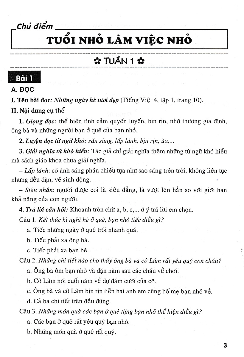 Bồi Dưỡng Tiếng Việt Lớp 4 _HA