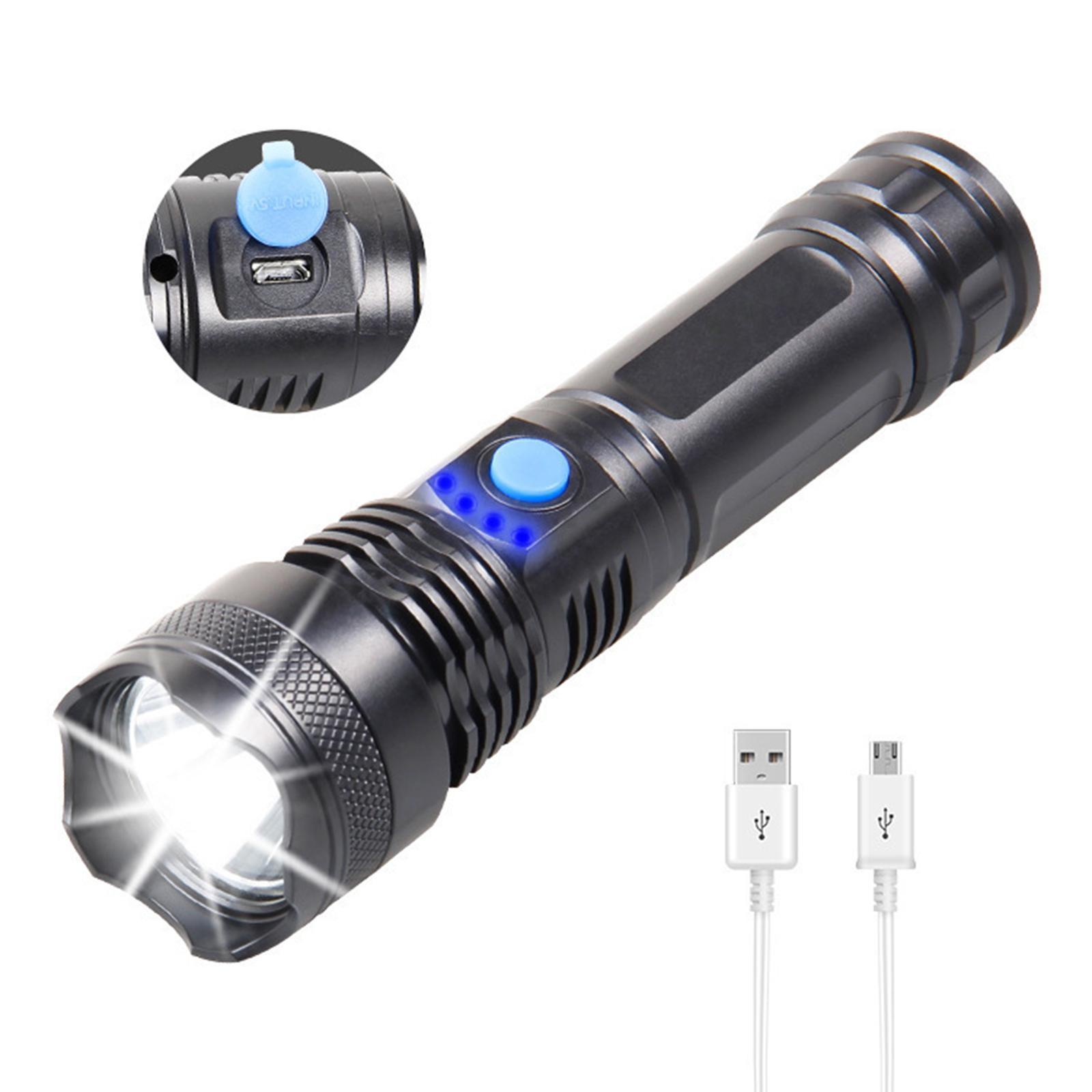Handheld Flashlight Water Resistant Outdoor Torch for Travel Fishing Camping