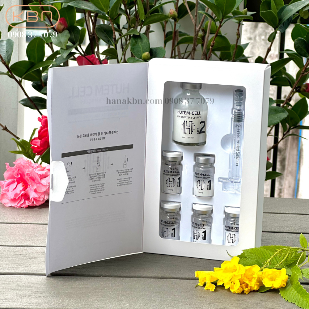 2 Step Ampoule Hutem Cell - Giải Pháp Tế Bào Gốc Sấy Lạnh Cho Da