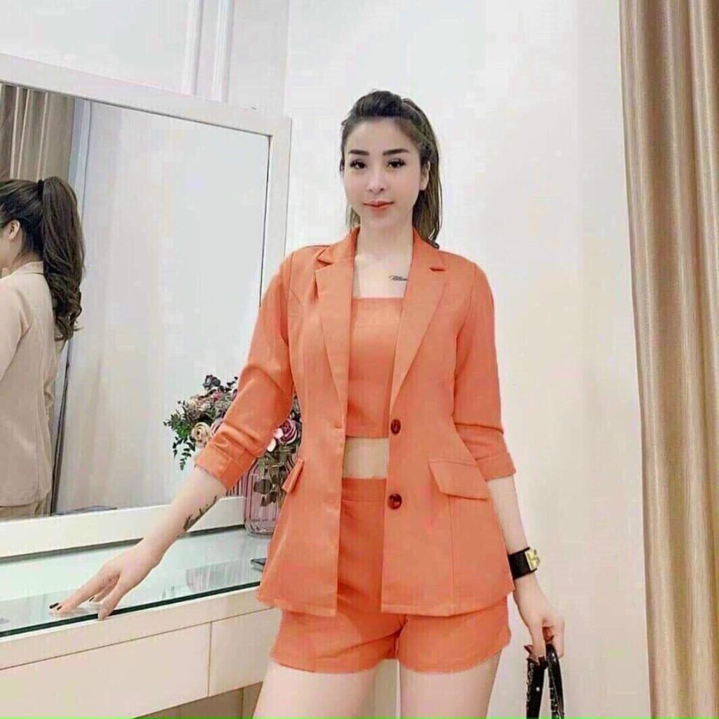 Sét vest 3 món thời trang công sở thanh lịch sang trọng