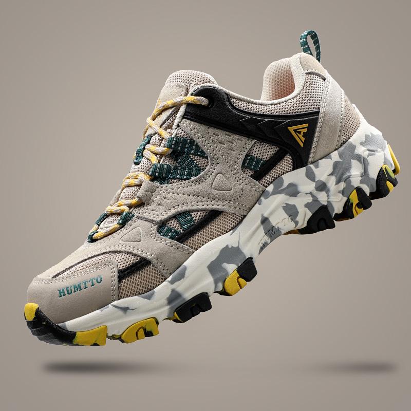 Giày đi bộ đi bộ đi bộ đường dài mùa xuân giày thể thao ngoài trời giày đi bộ giày ấm áp nam trekking giày cao đến mắt cá chân Color: white 2611 Shoe Size: 40