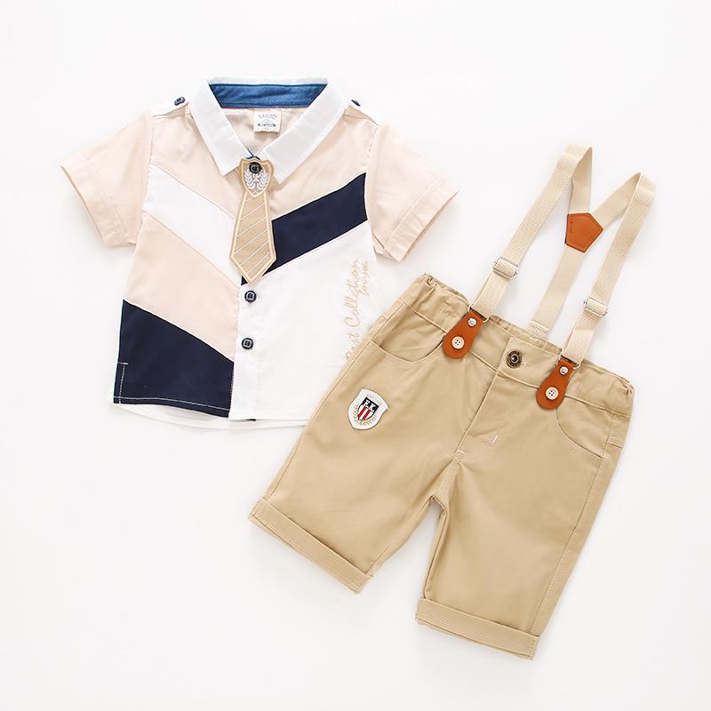 Thiết Kế Mới Nhất Cho Bé Bé Trai Quý Ông Quần Áo Bộ Treo Áo Tay Và Quần Mùa Hè Quần Áo Tiệc Cưới Trang Phục Thường Nhật Chính Thức Quần Áo