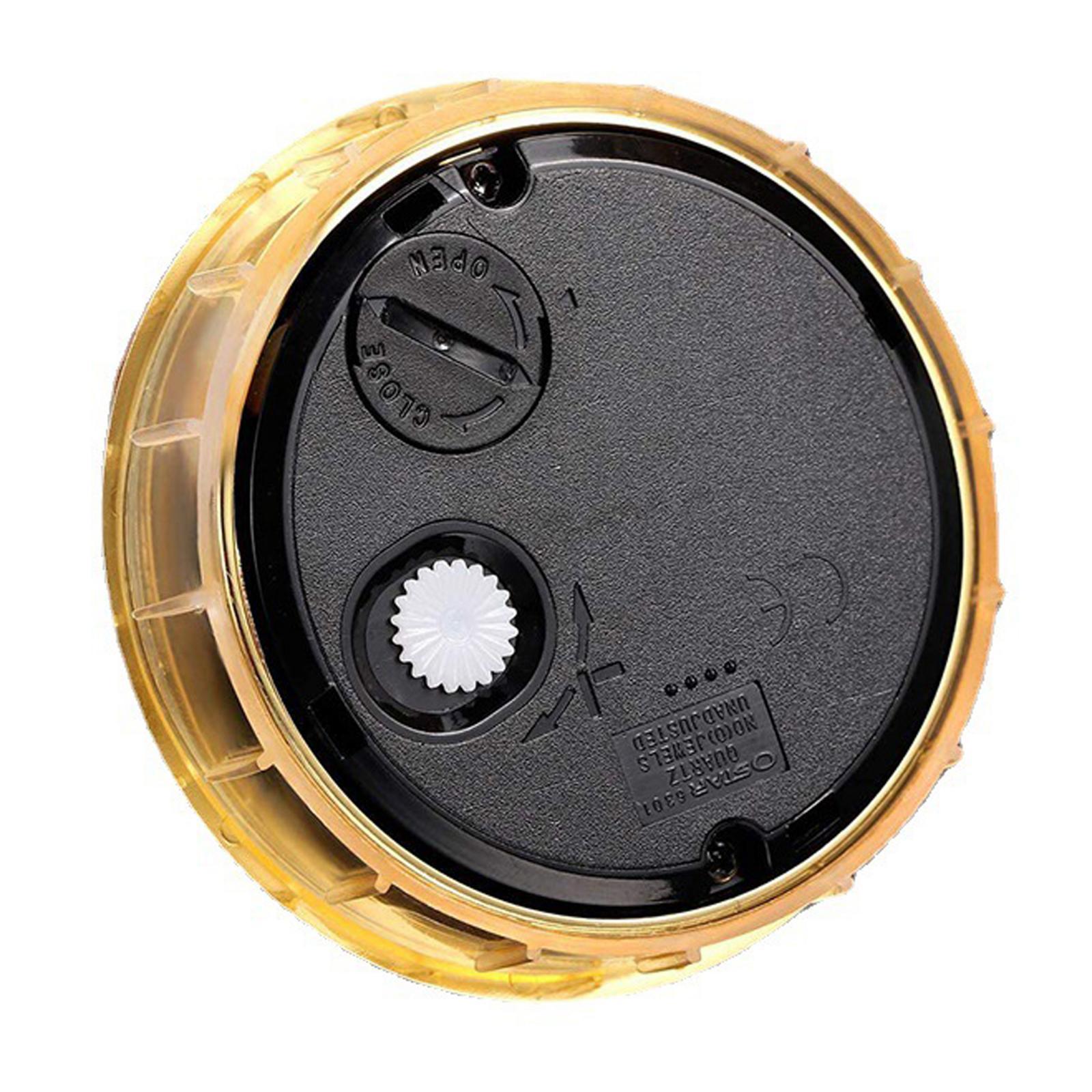 2xRound Quartz Clock Insert Wall Clock Movement Silent Bedroom Arabic Numeral