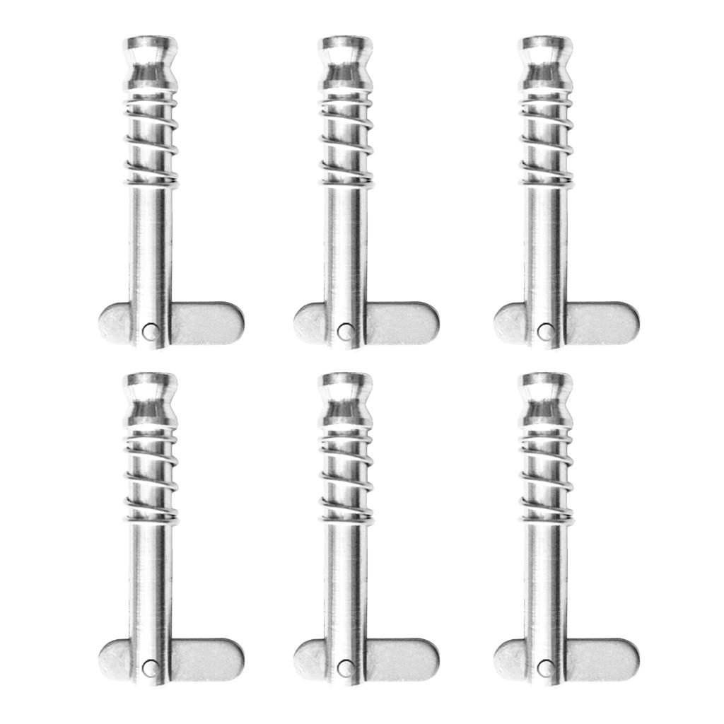 6x Bạc Mềm Inox 316 Cao Cấp Thuyền Phát Hành Nhanh Pin Sàn Tàu Bản Lề