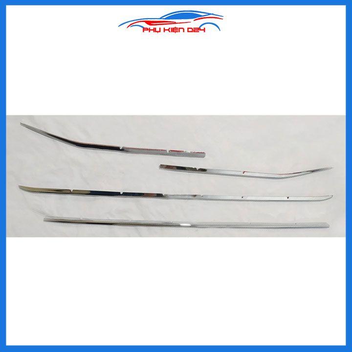 Ốp mặt ca lăng, calang Inox cho xe Raize 2021-2022-2023 thanh dưới biển số ốp lưới tản nhiệt