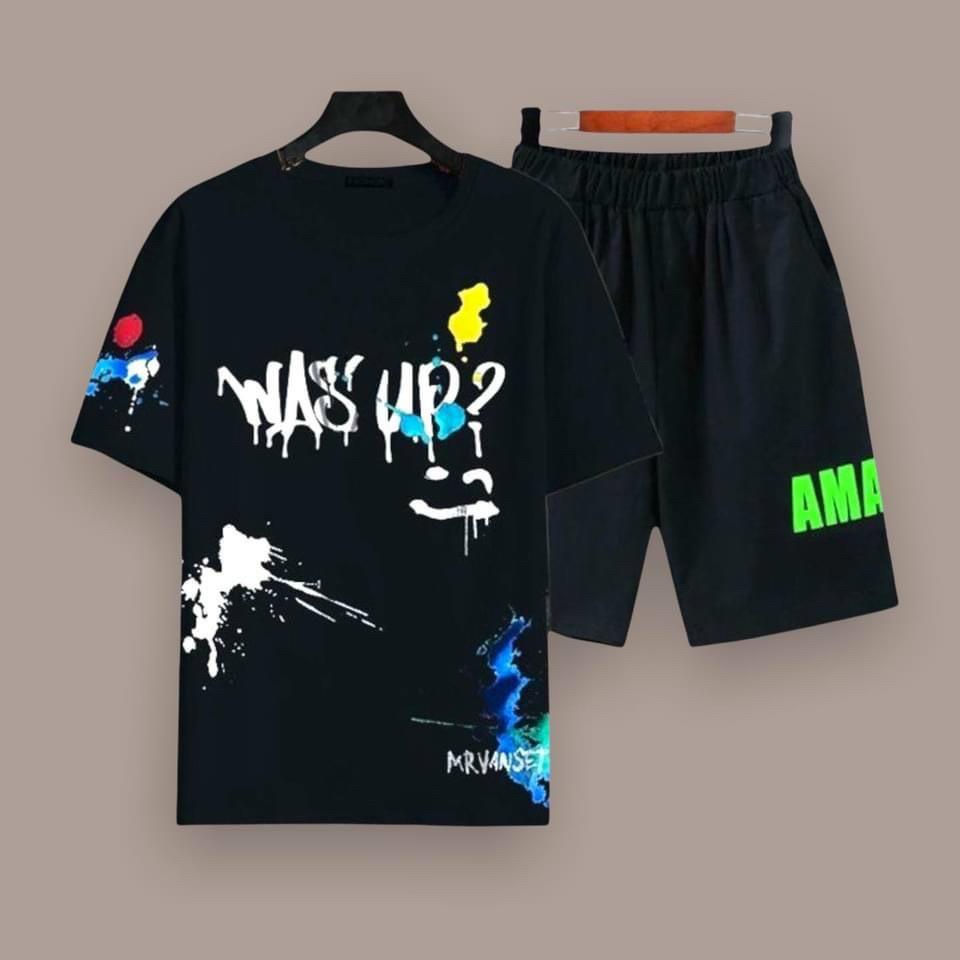 Đồ Bộ Thể Thao Nam Nữ WAS UP - Set Quần Áo bốn mùa đẹp cao cấp mặc nhà đi chơi thoải mái 01