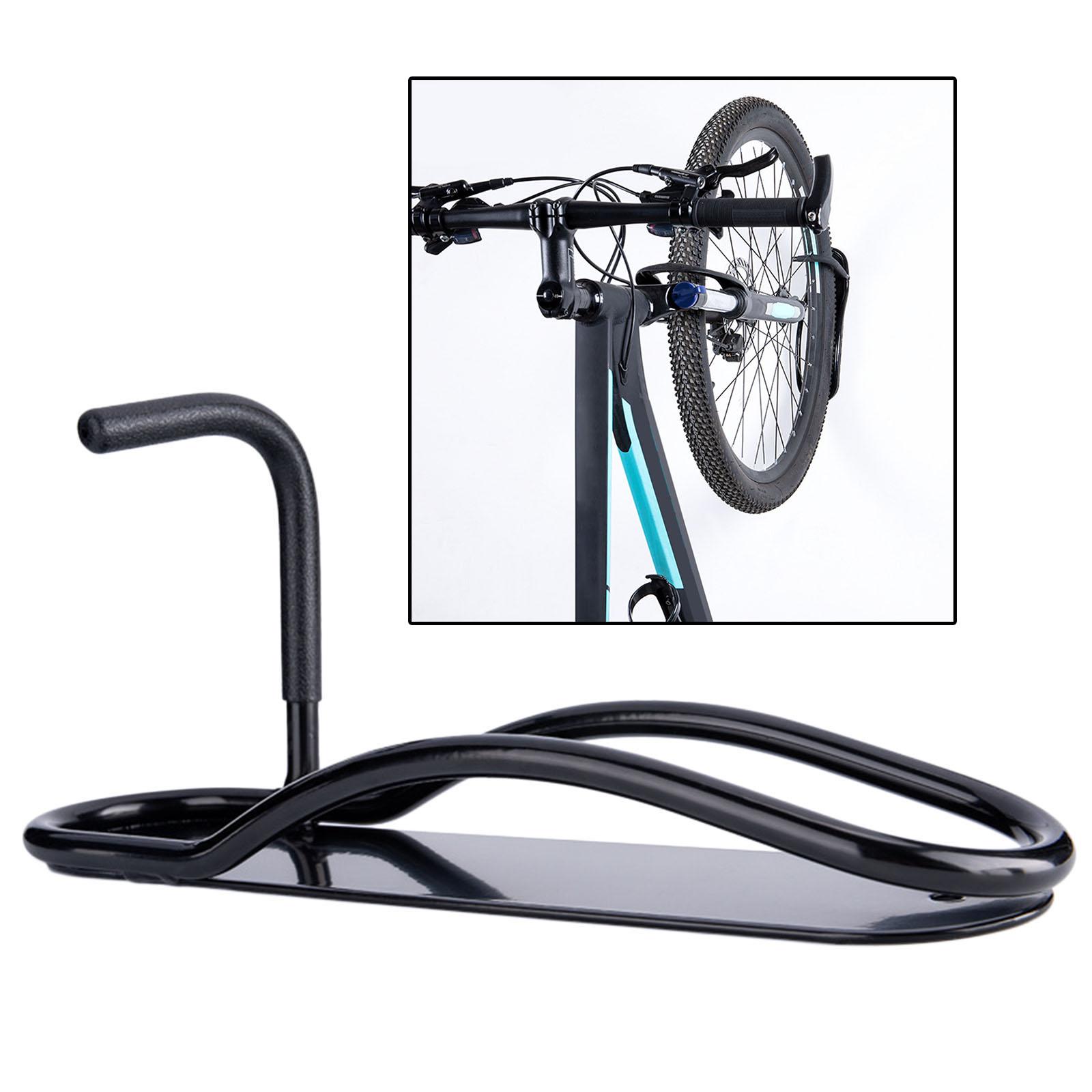 Bike Wall Hanger, Vertical Indoor Storage Mount for 1 Bicycle in Garage or Home, Cycling Rack, Space Saver Holder, Hook for Bicycles