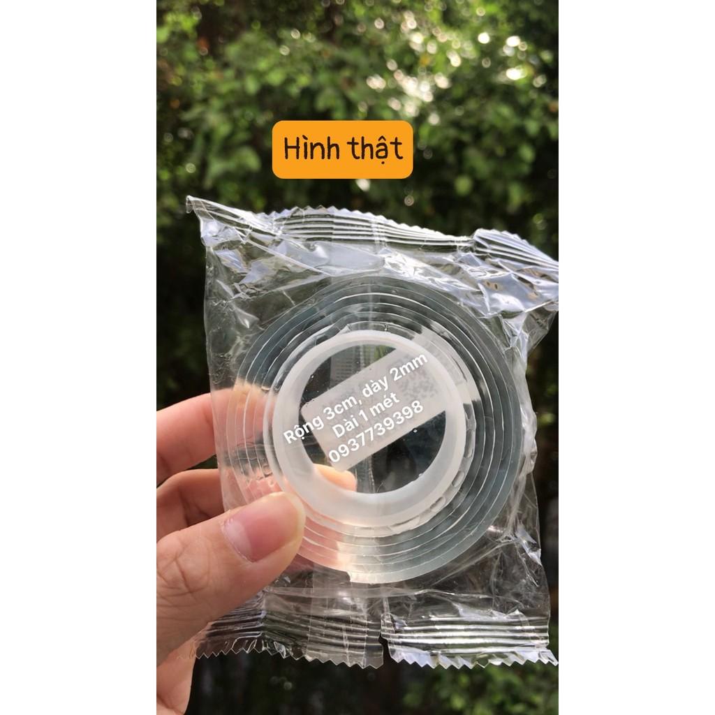 Băng keo siêu dính ma thuật 2 mặt trong suốt - Dán trên mọi bề mặt, mọi chất liệu