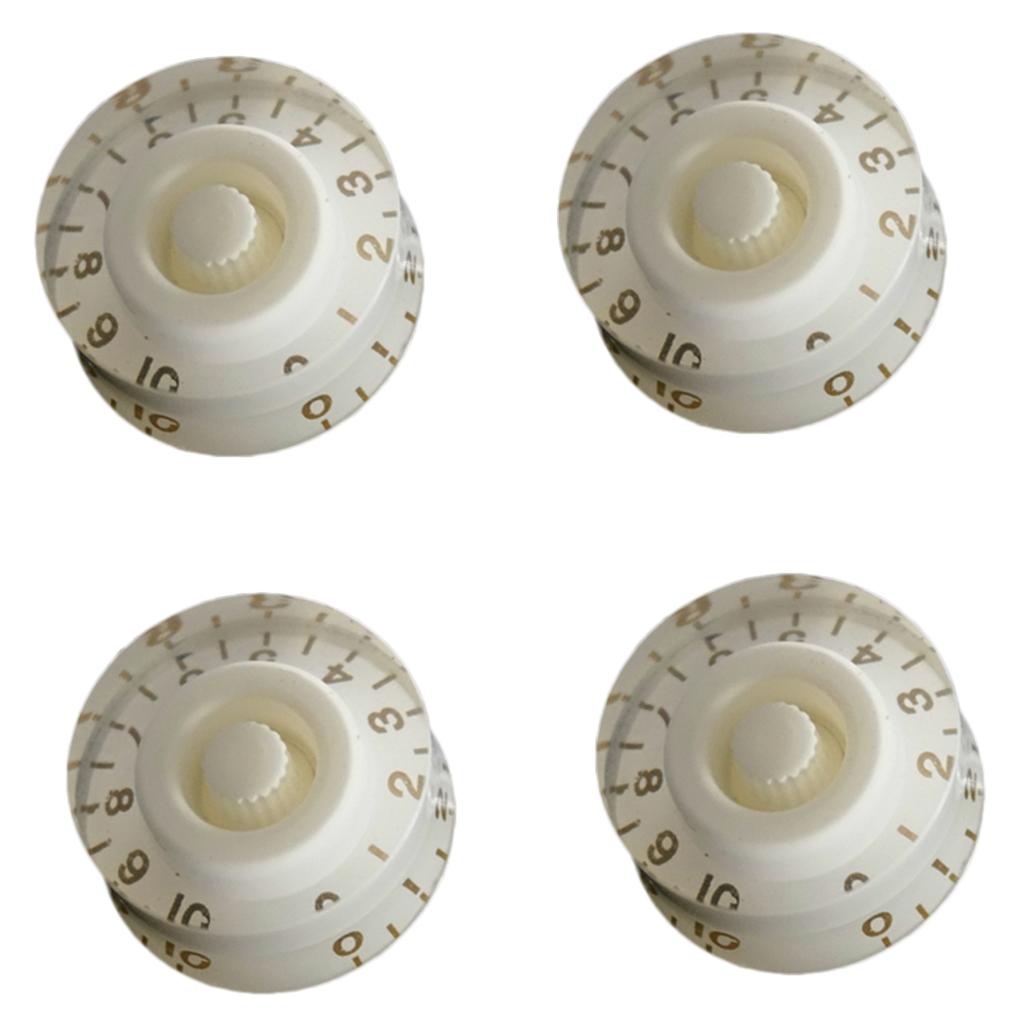 Speed Knobs Control for LP SG Electric Guitar Instrument Replacement Silver