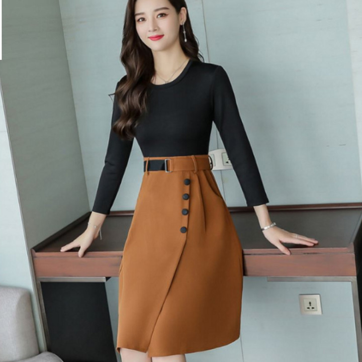 Chân váy Rinzy kèm belt sang trọng