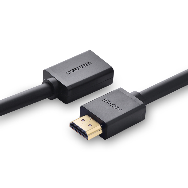 Dây nối dài HDMI 1.4 thuần đồng 19+1 Dài 1M UGREEN HD107 10141 - Hàng chính hãng