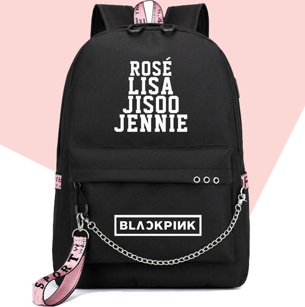 Balo học sinh Blackpink Tặng sticker Blackpink