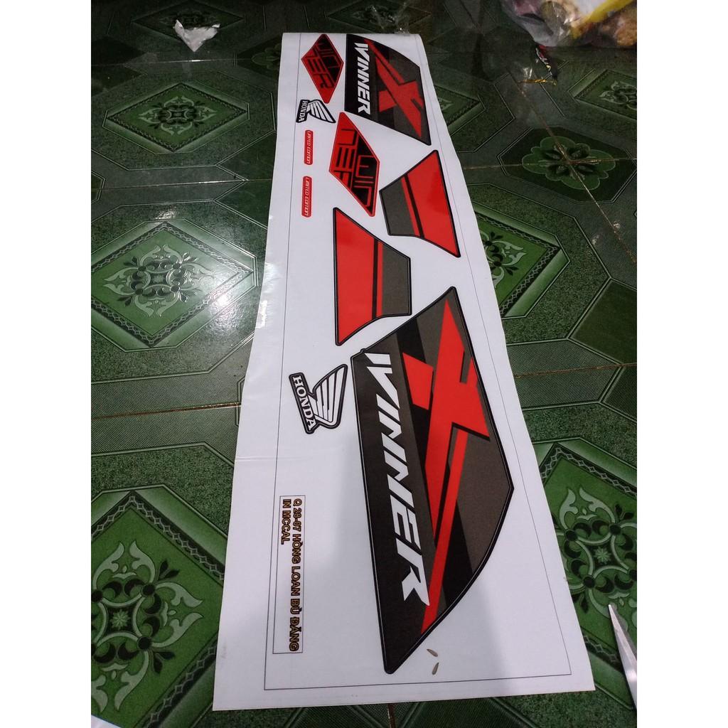 Tem rời winner X 2021 đỏ đen