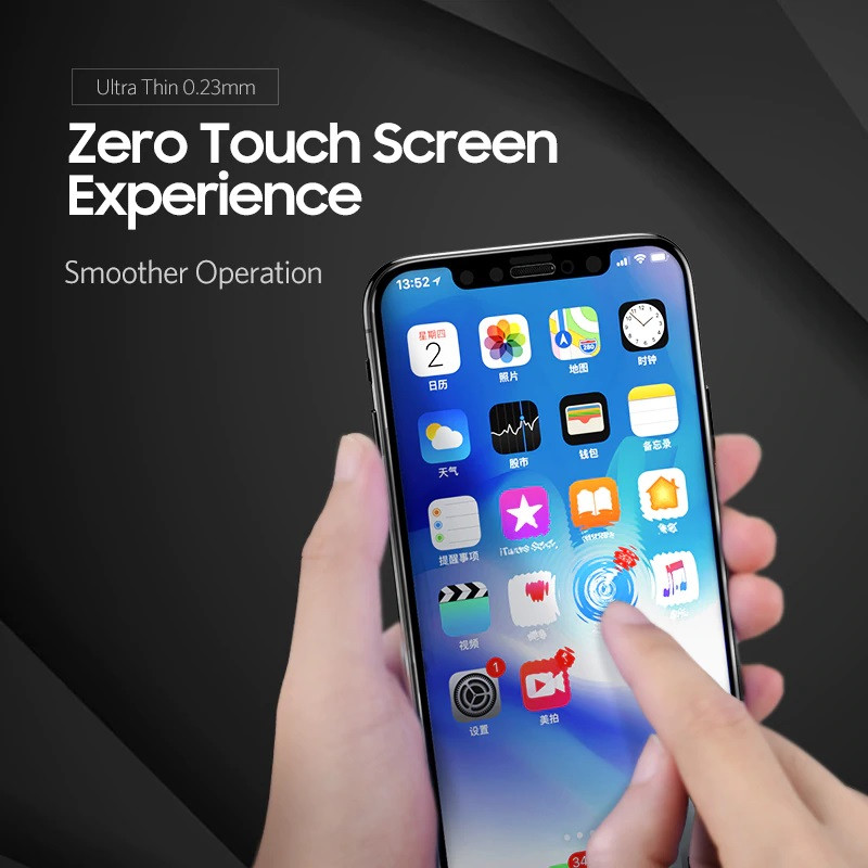 Miếng dán kính cường lực Full 3D Benks cho iPhone XS MAX (mỏng 0.23mm, Full HD, Phủ Nano) - Hàng chính hãng