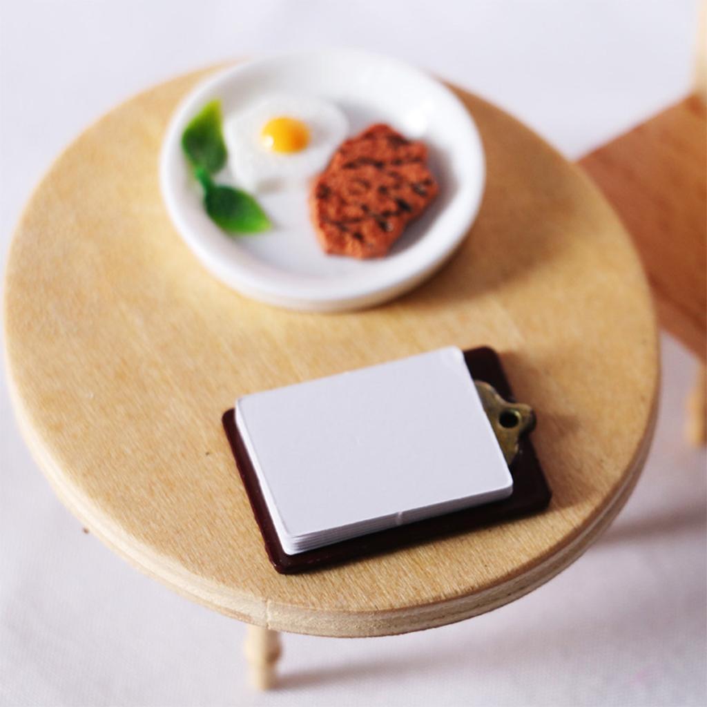 1/12 Dollhouse Miniature Writing Board Dollhouse Writing Board Accessories