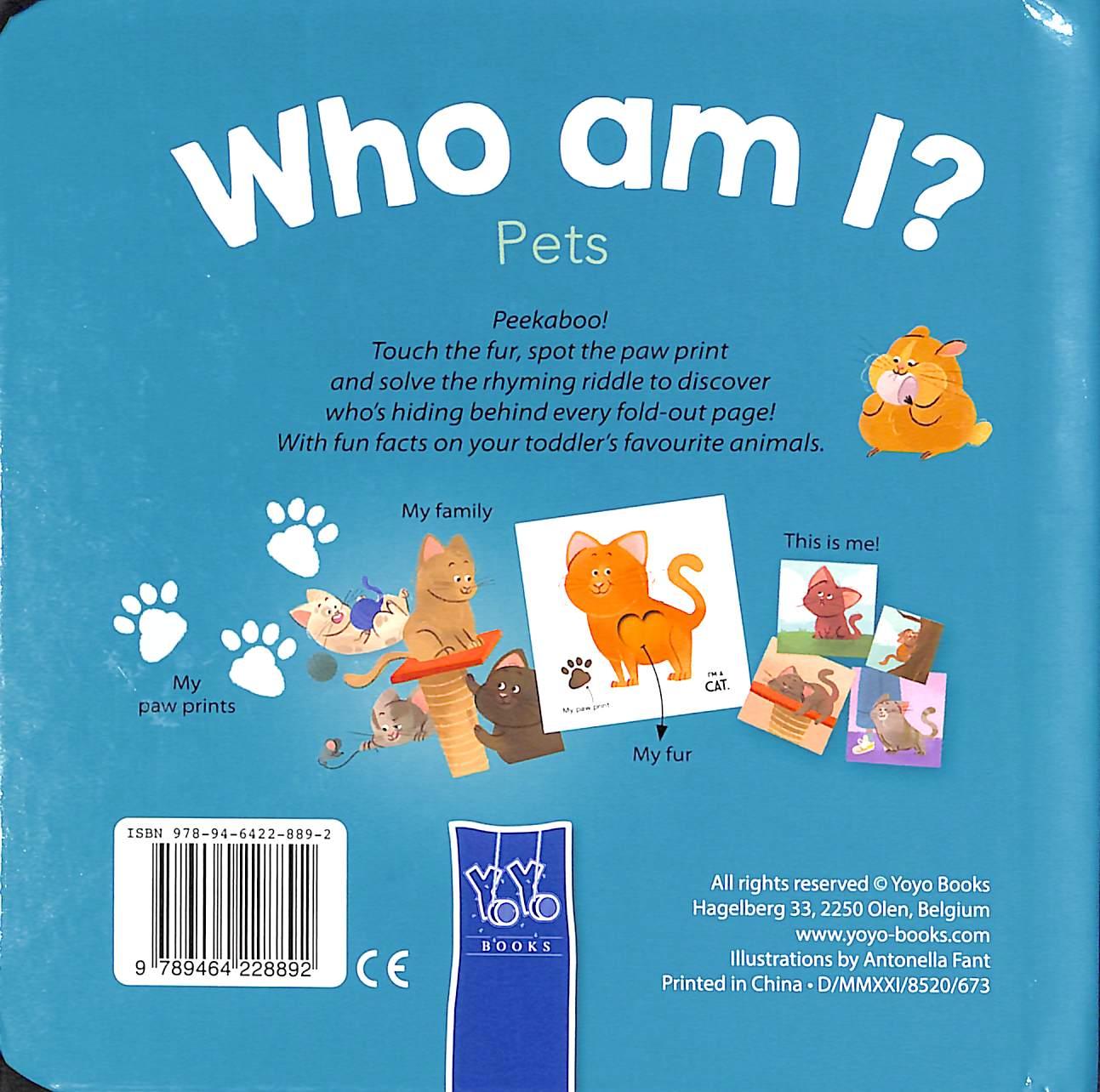 Who Am I? Touch &amp; Feel Flap Book: Pets