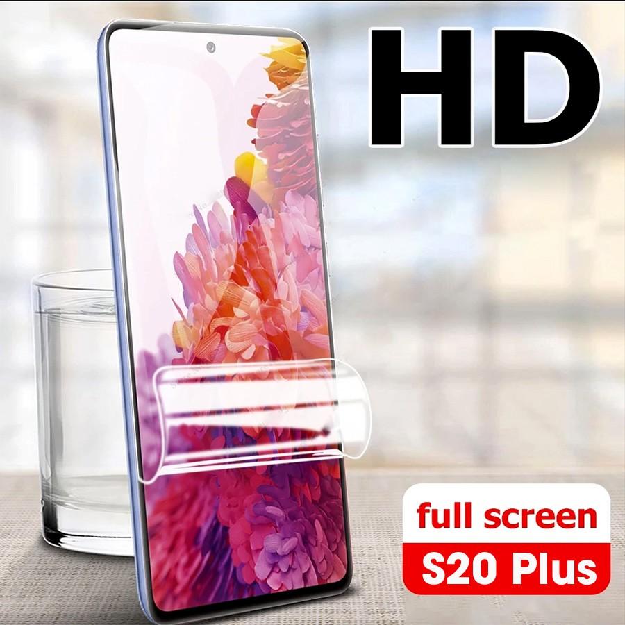 Bộ dán cường lực dẻo full tràn Samsung S20plus, s20 ultra, s20 gồm mặt trước mặt sau và kính camera