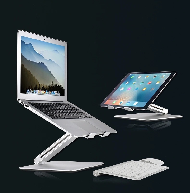 Giá đỡ kiêm đế nâng laptop thiết kế một chân độc đáo AP-2V, chỉnh độ cao góc nghiêng cho laptop, Macbook, Ipad Vu Studio - Hàng chính hãng