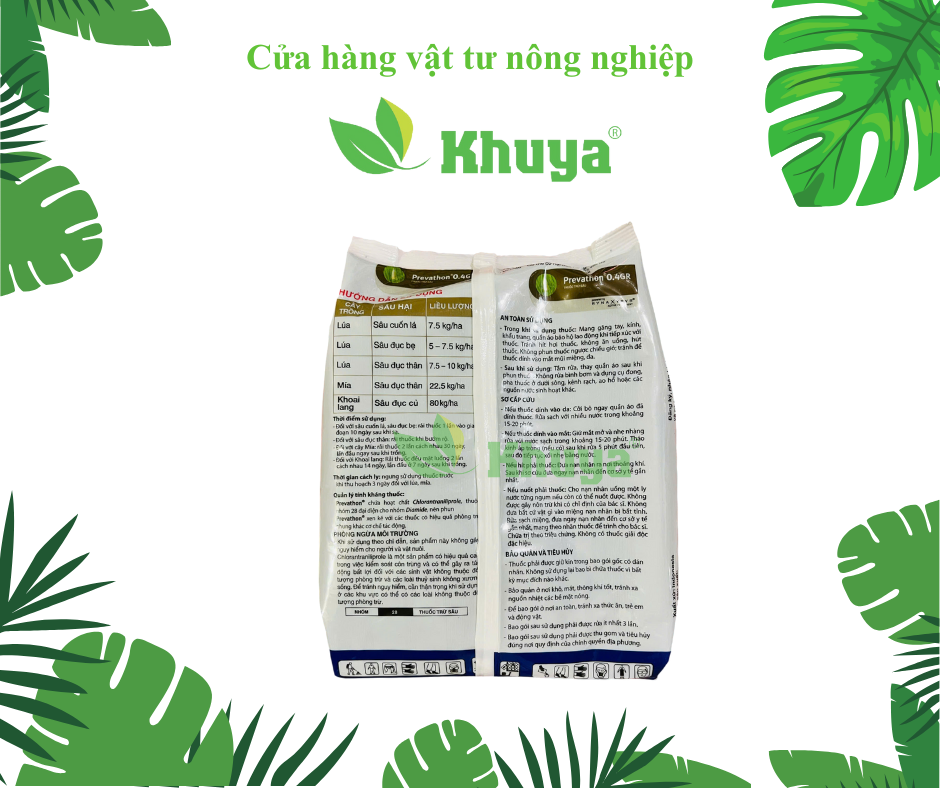 Thuốc trừ sâu FMC Prevathon 0.4GR gói 2kg Sâu Cuốn Lá - Sâu Đục Thân