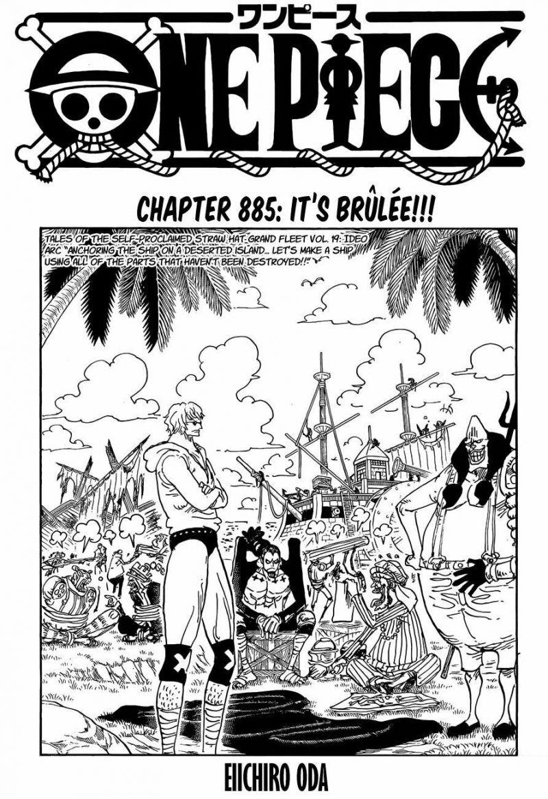 đảo hải tặc - one piece chapter 885 1