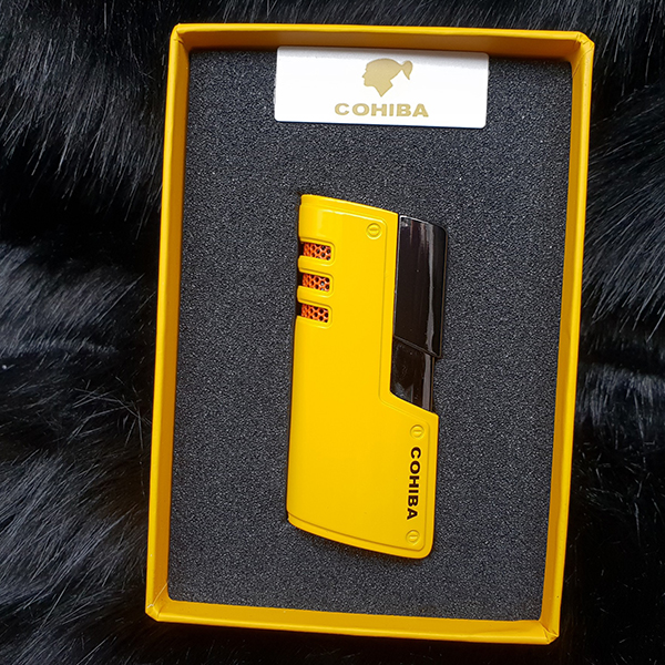 Vỏ Hộp quẹt  Bật lửa khò 3 tia có đục COB-561
