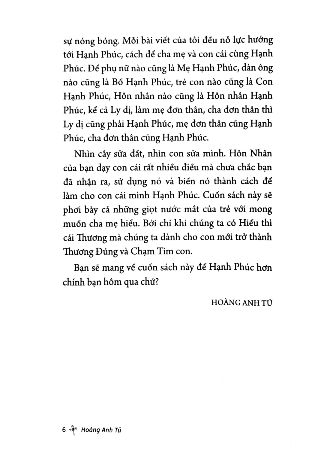 Trồng Một Người Cha Gieo Lên Người Mẹ Và Đổ Đầy Hạnh Phúc Vào Những Đứa Trẻ (PNU)